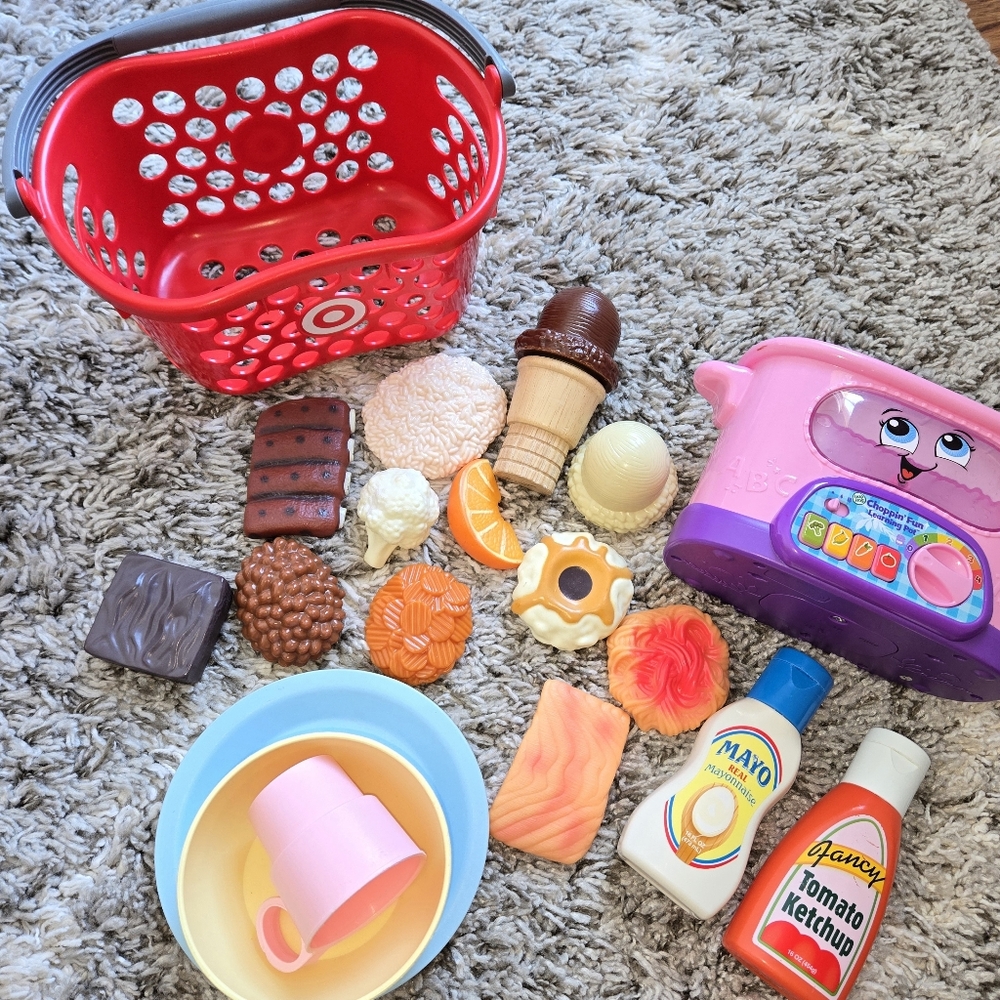 Play Food Toys With Target Basket And Cabbage Patch Doll